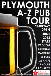 plymouth a to z pub tour 2013